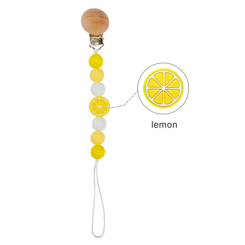 Suministros para bebés de silicona hechos a mano con cadena de chupete para bebés al por mayor